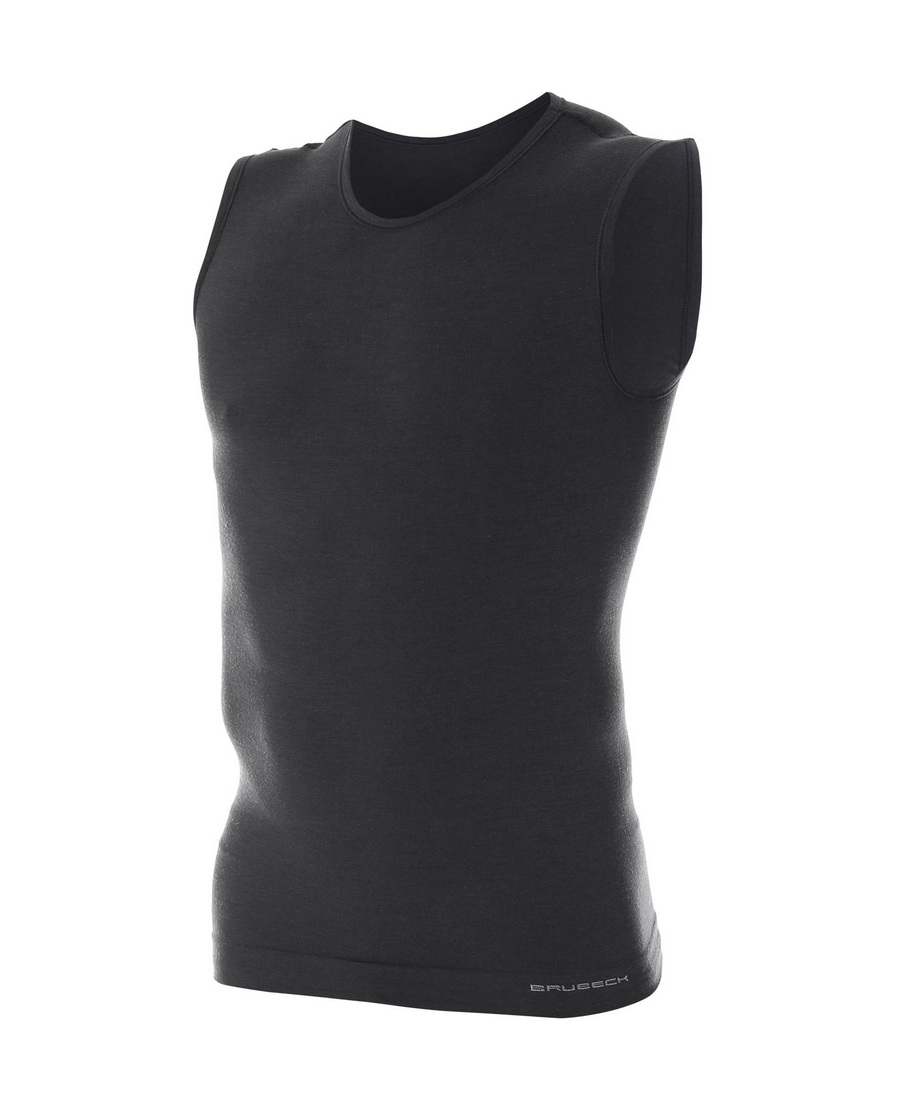 SL10160M-brubeck-grafitowy-packshot brubeck comfort wool singlet