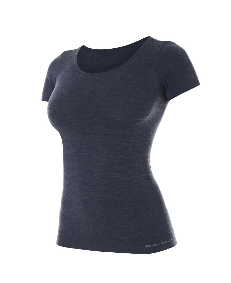 brubeck comfort wool dames t-shirt