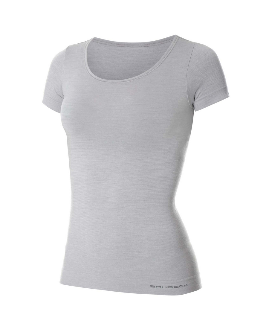 brubeck comfort wool dames t-shirt