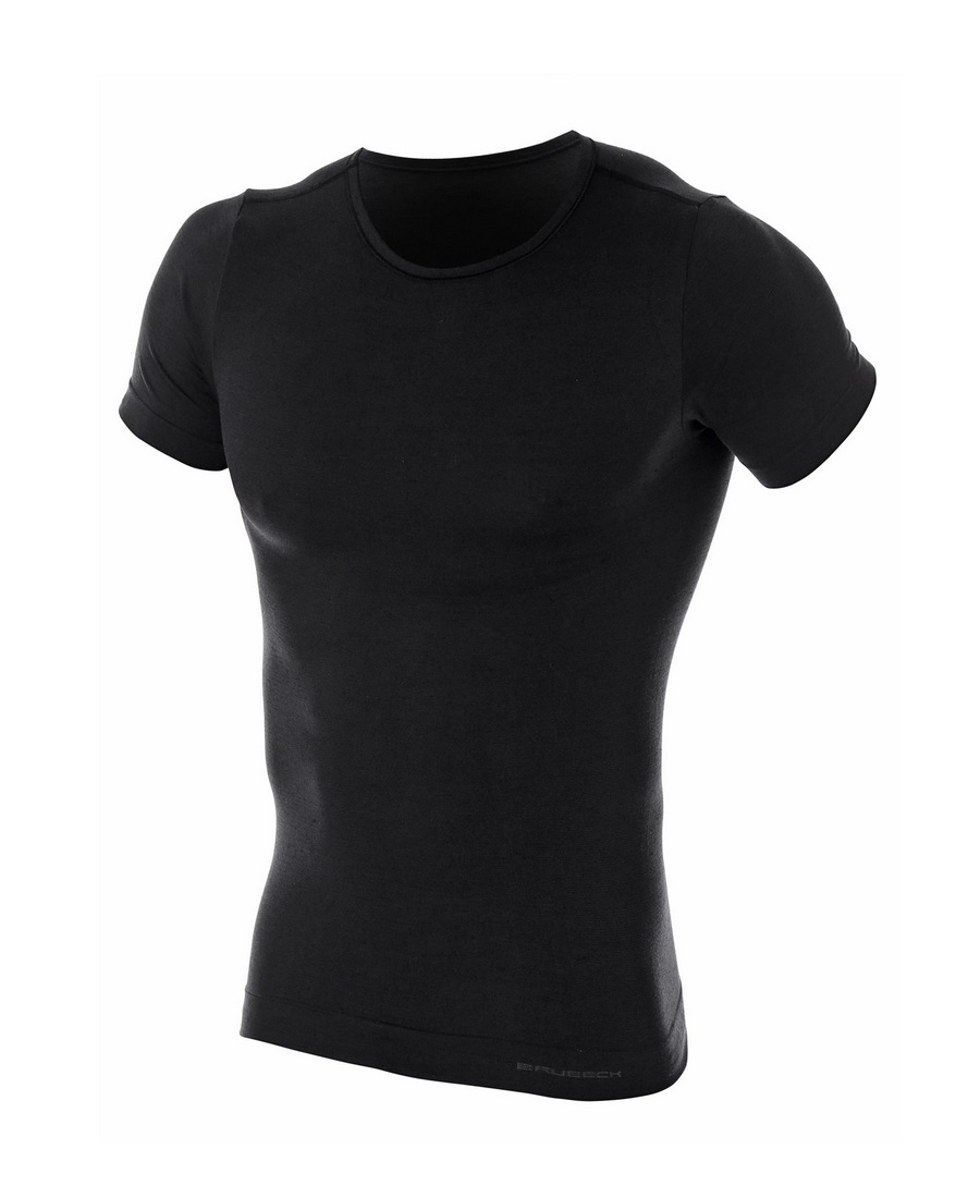 SS11030M-brubeck-czarny-packshot brubeck comfort wool t-shirt