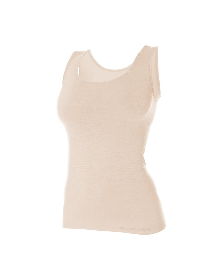 brubeck comfort wool dames hemd tank