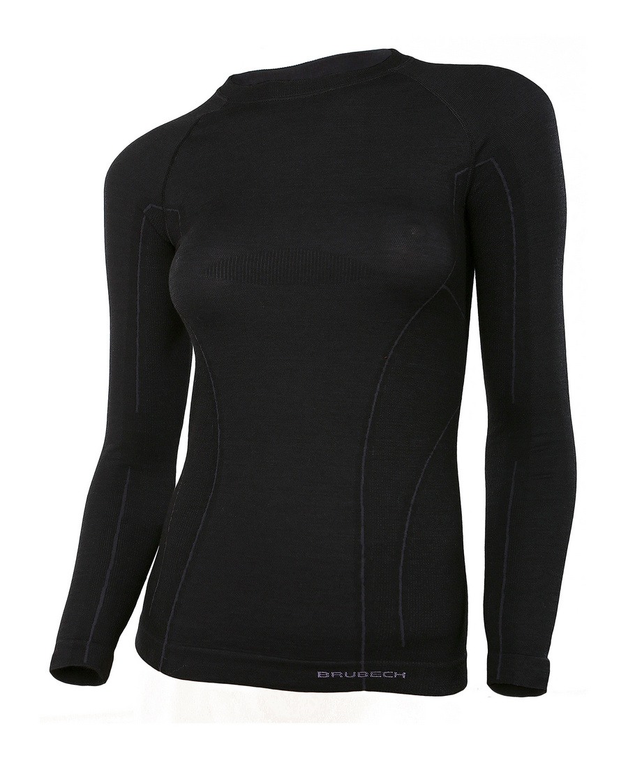 brubeck active wool shirt dames