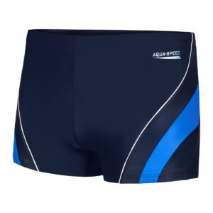 Aqua Speed dennis heren zwemboxer zwart met blauw