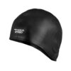 Aqua Speed Ear Cap Volume badmuts zwart met oor-uitsparingen, voorkant