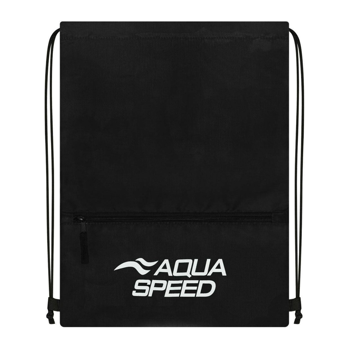 Aqua Speed gear sack zip zwemtas zwart