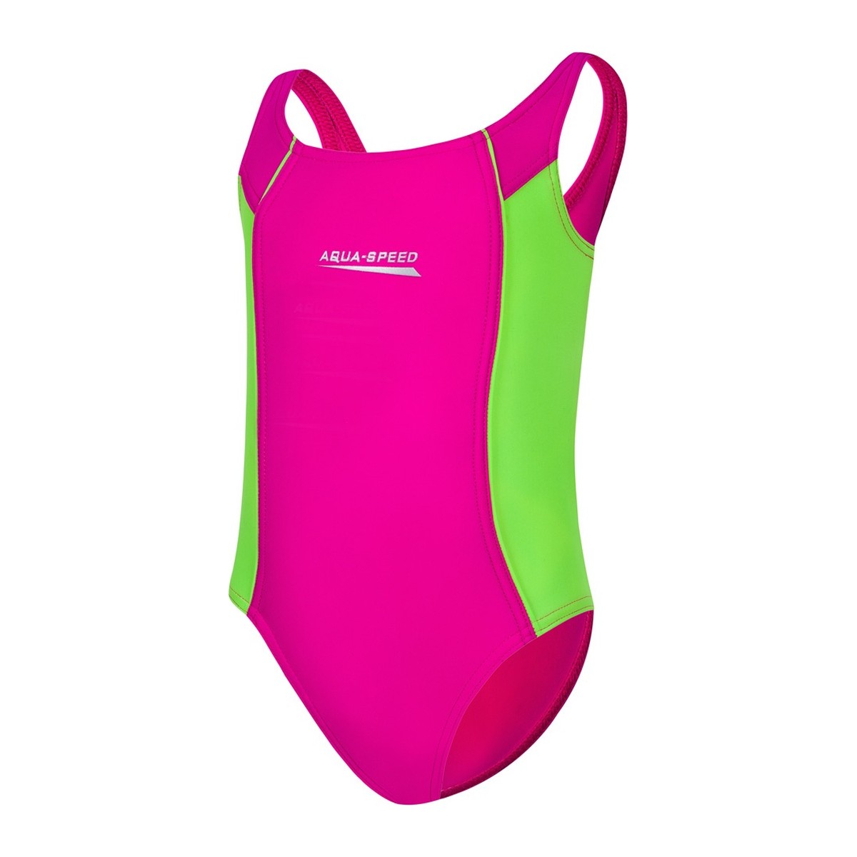 Aqua Speed luna badpak meisjes roze lime