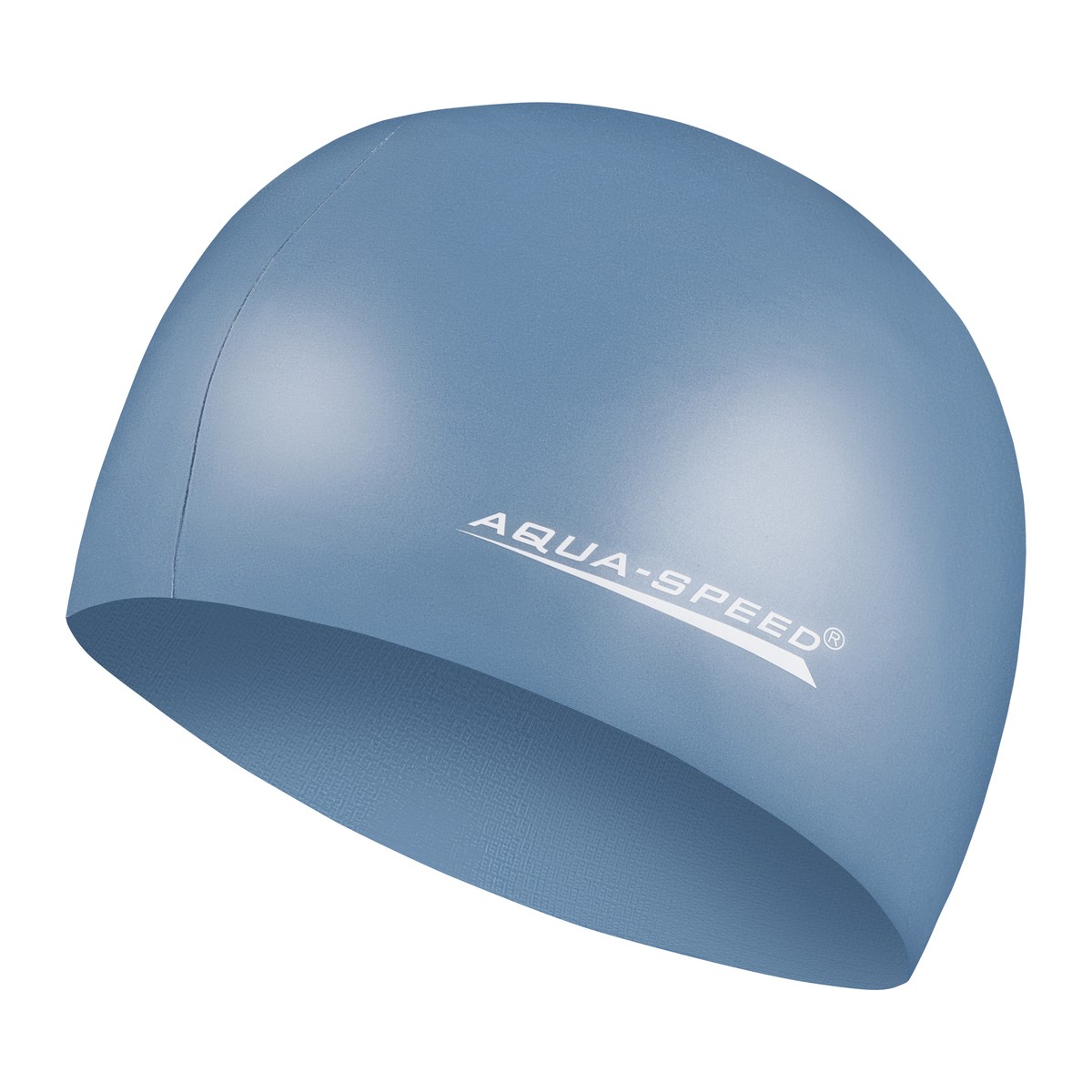 Aqua Speed mega siliconen badmuts blauwgrijs