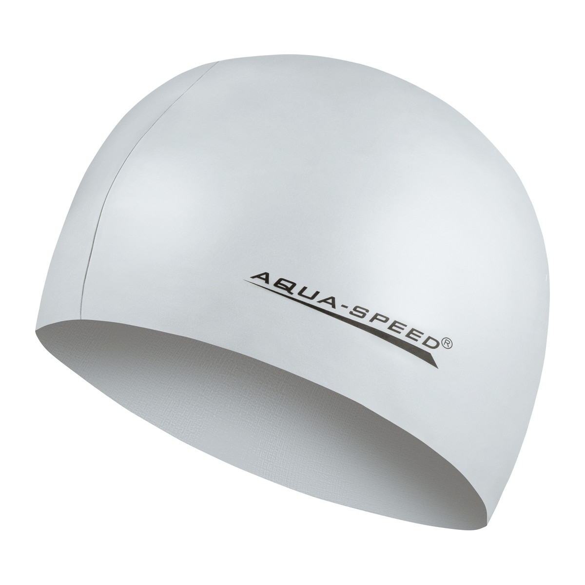 Aqua Speed mega siliconen badmuts zilvergrijs
