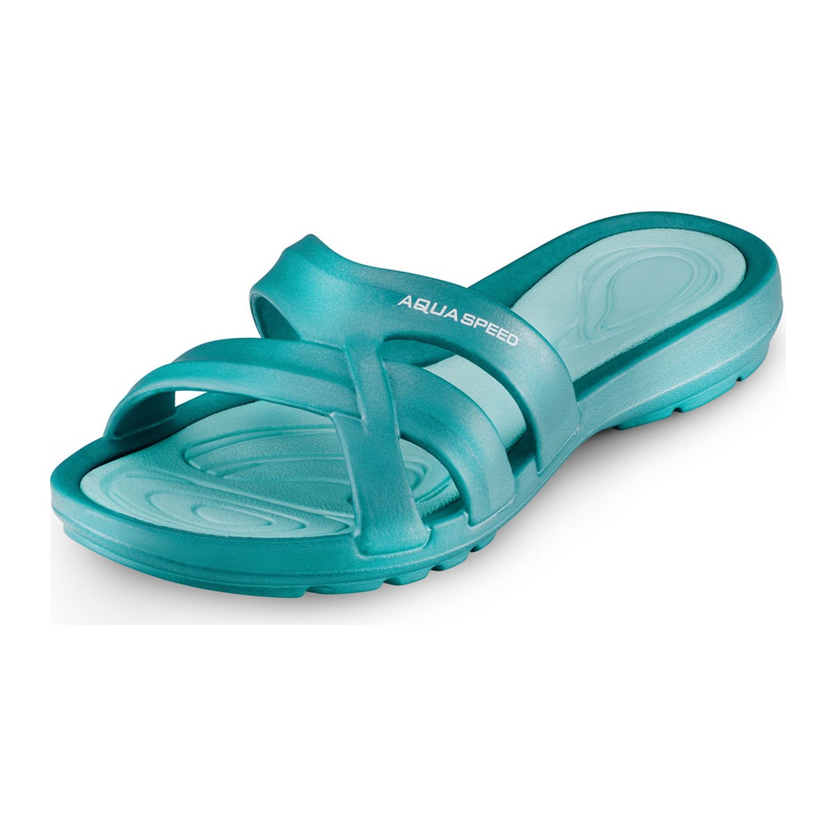 Aqua Speed panama badslippers turquoise licht turquoise