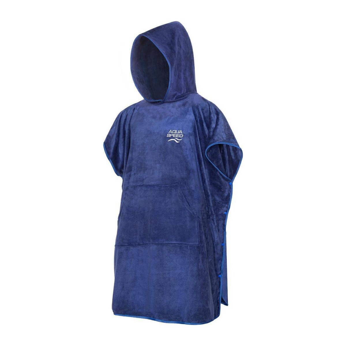 Aqua Speed poncho handdoek volwassenen marineblauw