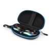 Aqua Speed vortex mirror zwembril zwart met blauw