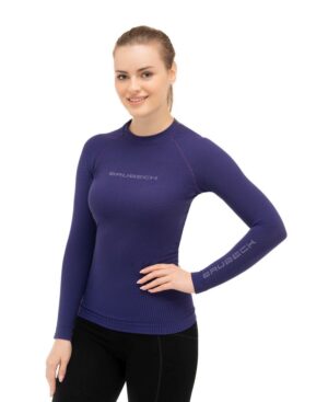 Dames 3D Pro Sportshirt Lange Mouw