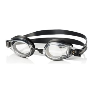 Aqua Speed Lumina zwembril op sterkte zwart met heldere glazen